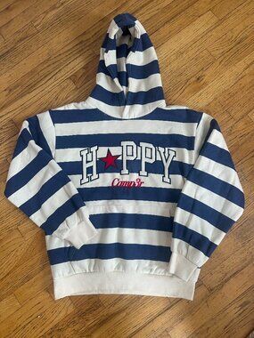 🩵 Happy Camp3r Indigo Stripe Sweatshirt 🩵 BRAND NEW